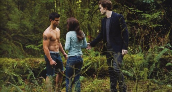 Jacob, Bella and Edward
